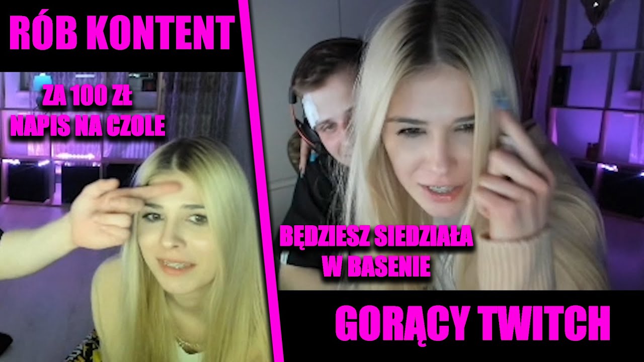 NITRO O GORĄCYM TWITCHU BĘDZIESZ SIEDZIAŁA W BASENIE DOBRA SANDRA RÓB KONTENT