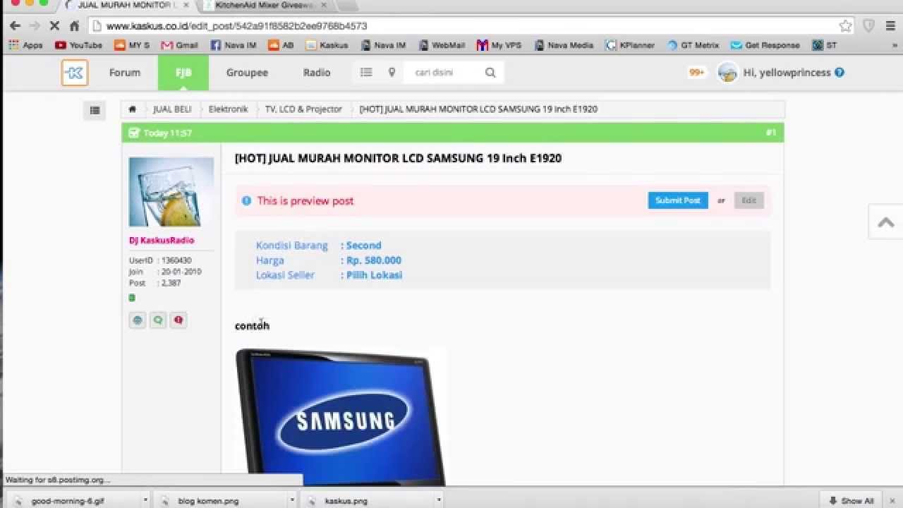 Cara Jual di FJB Kaskus