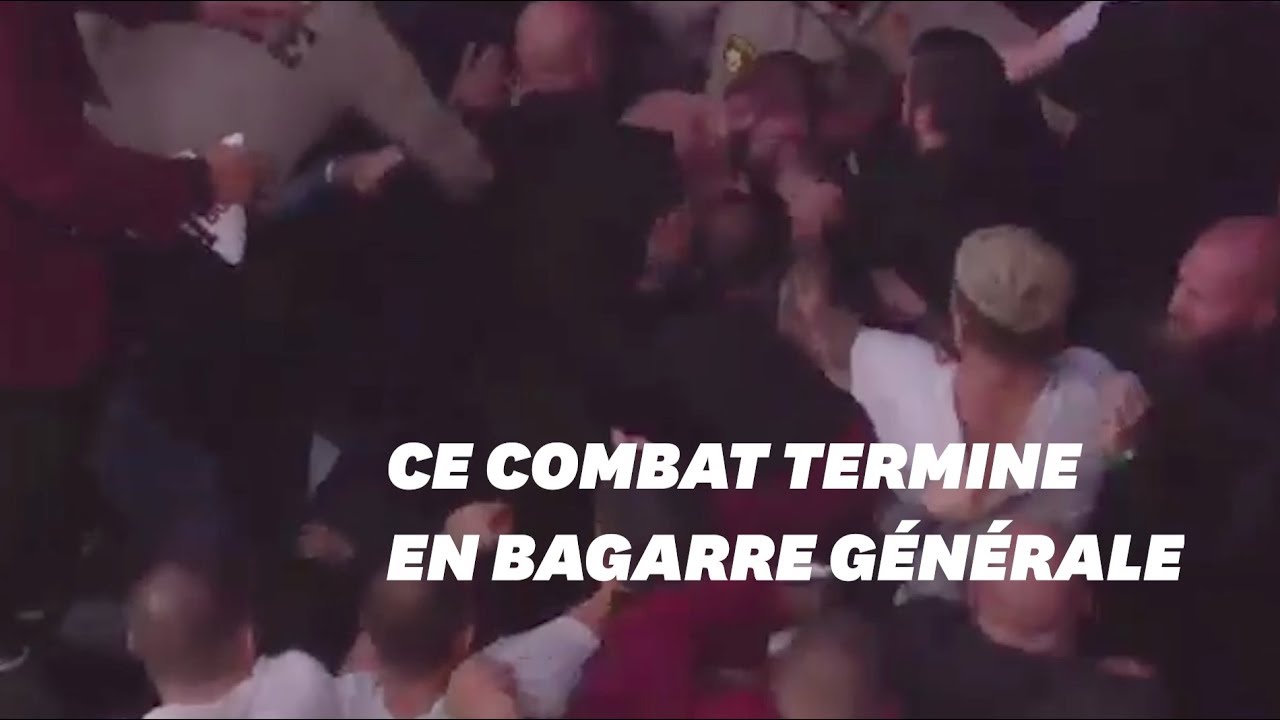McGregor vs Khabib Nurmagomedov : ce combat de MMA a fini en bagarre g&eacute;n&eacute;rale
