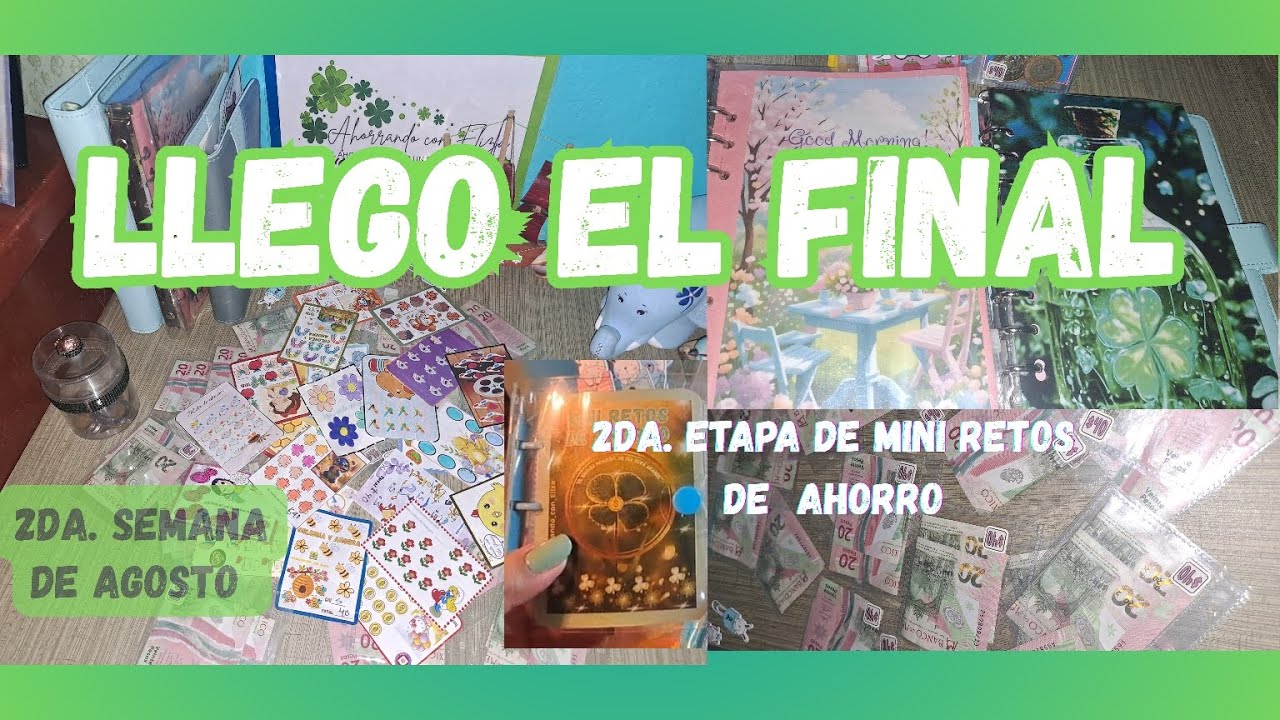 MINI RETOS DE AHORRO, EL FINAL 🍀💰🤗