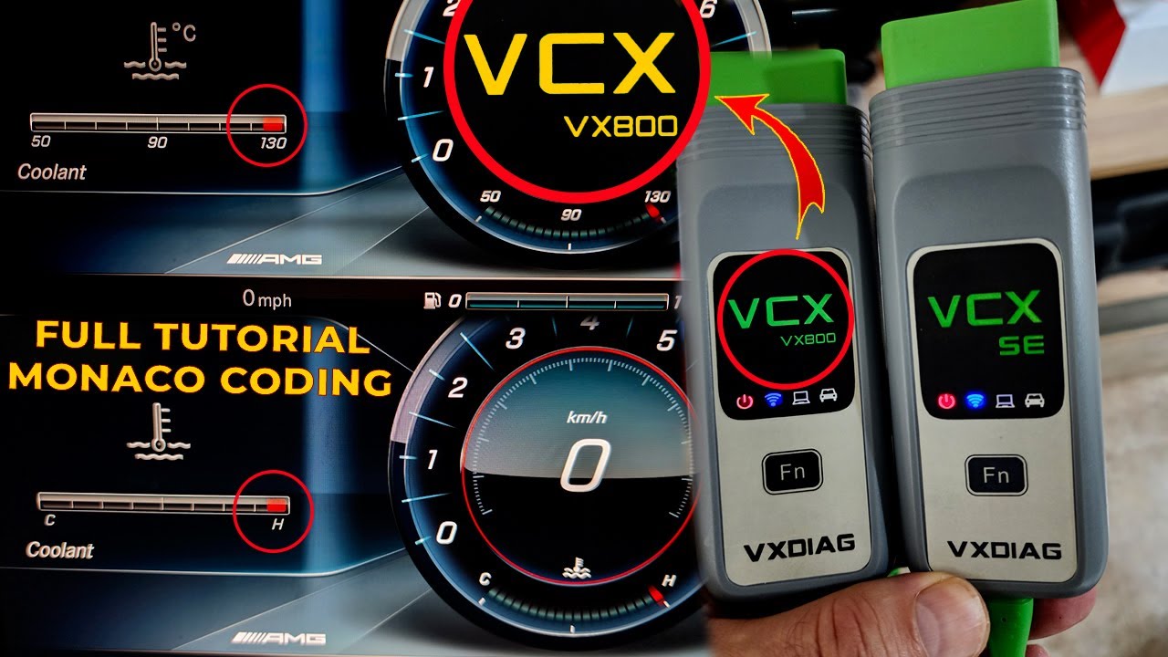 Активация Температурного Режима на Mercedes через Monaco и VXDiag VCX SE & VCX VX800 Xentry 2025.12
