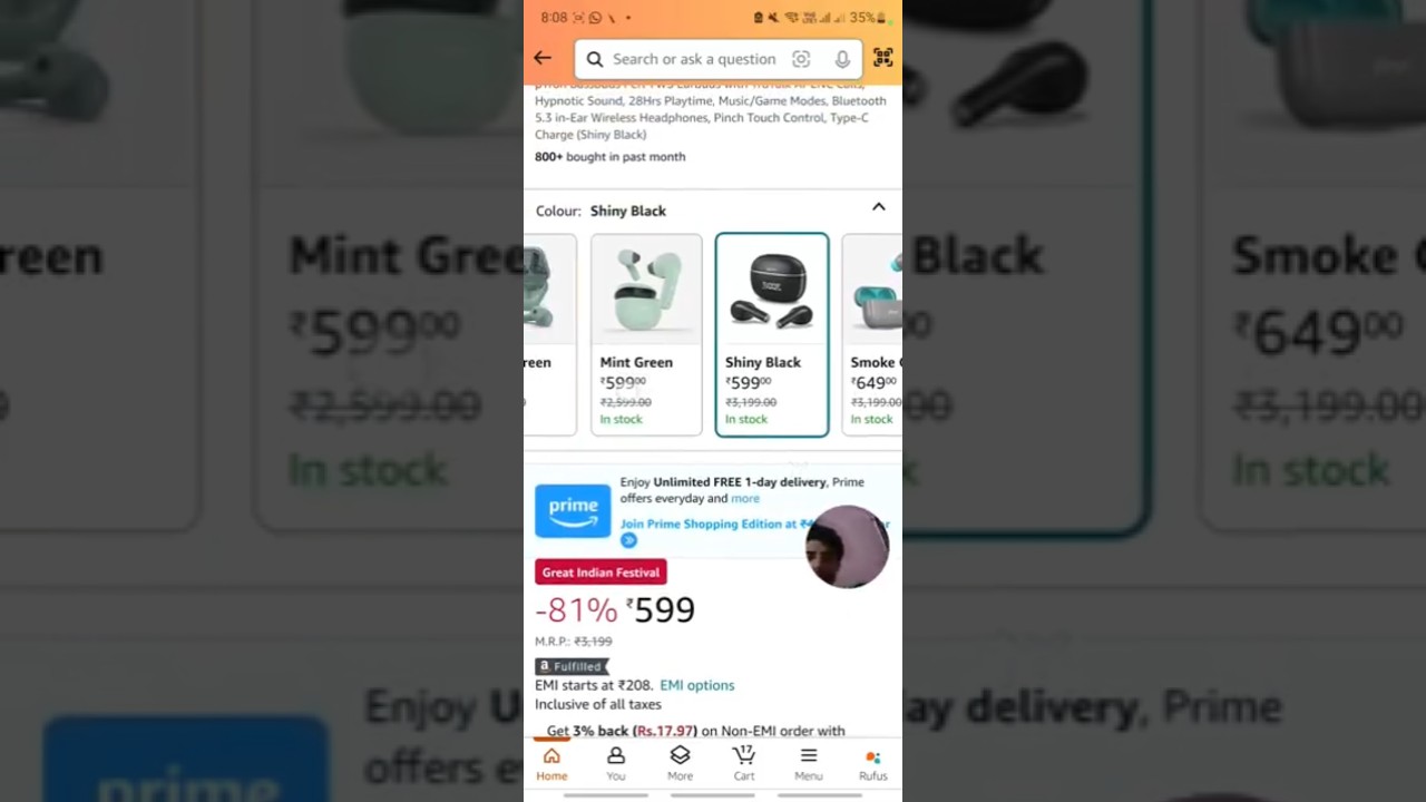 Ptron ear buds in discount. Link in comment 