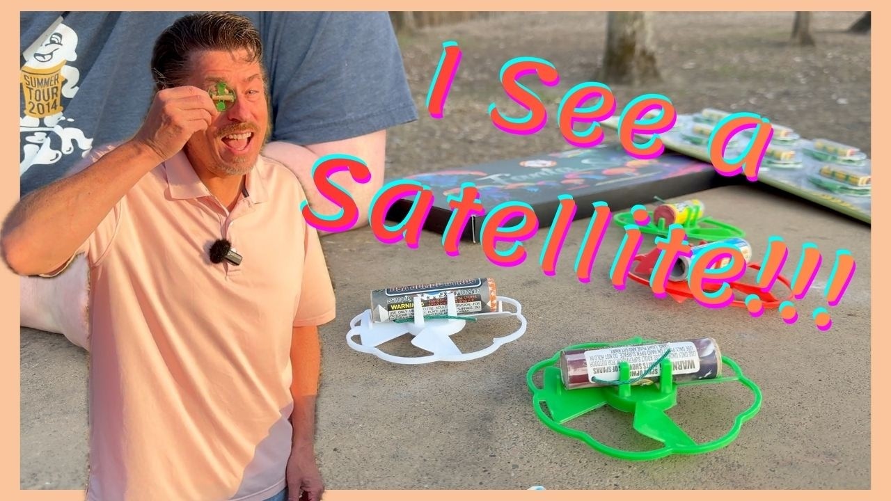 Artificial Satellite Fireworks