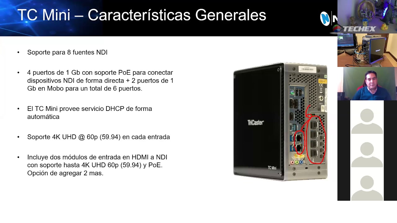 Seminario Web Presentación NewTek TriCaster Mini