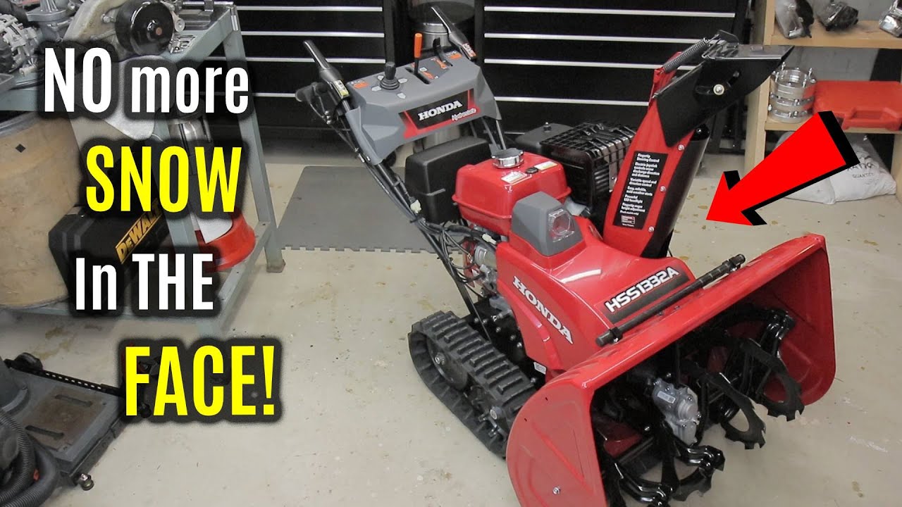 Custom HSS HDPE Chute Deflector Snowblower MOD  | Honda HSS1332ATD | PART 3