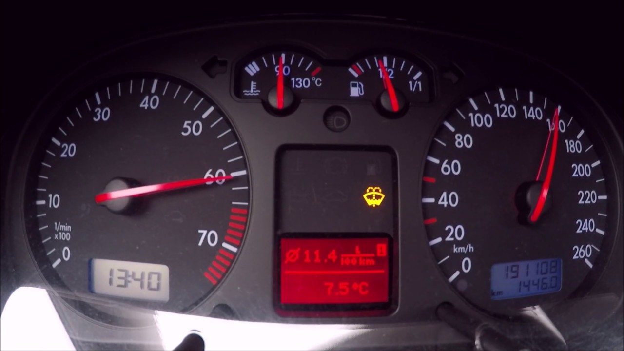 Volkswagen Golf IV 2.8 V6 4Motion (204PS) Accelerating 100-200 Km/h 80-120 Km/h (1080p Full HD)