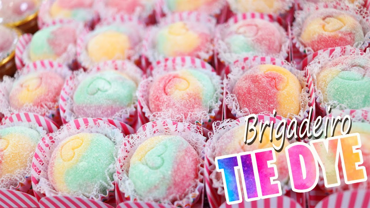 INOVEI A FORMA DE FAZER BRIGADEIRO!! | BRIGADEIRO TIE DYE | FAÇA E VENDA DIFERENTÃO - Dika da Naka