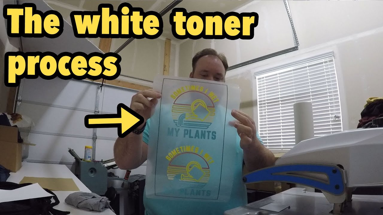 White toner printing, the steps I do on the uninet icolor 600 - vlog 174 - Print Shop Updates