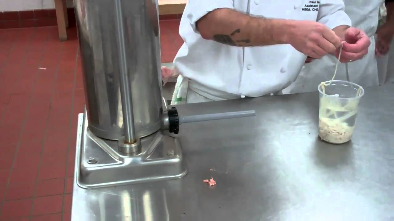 Making Sausage- How to properly use the stuffer to make sausage links
