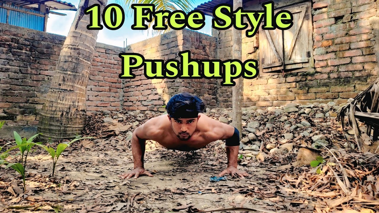 10 Free Style Pushups || Fitness zone || Bangali Babu 