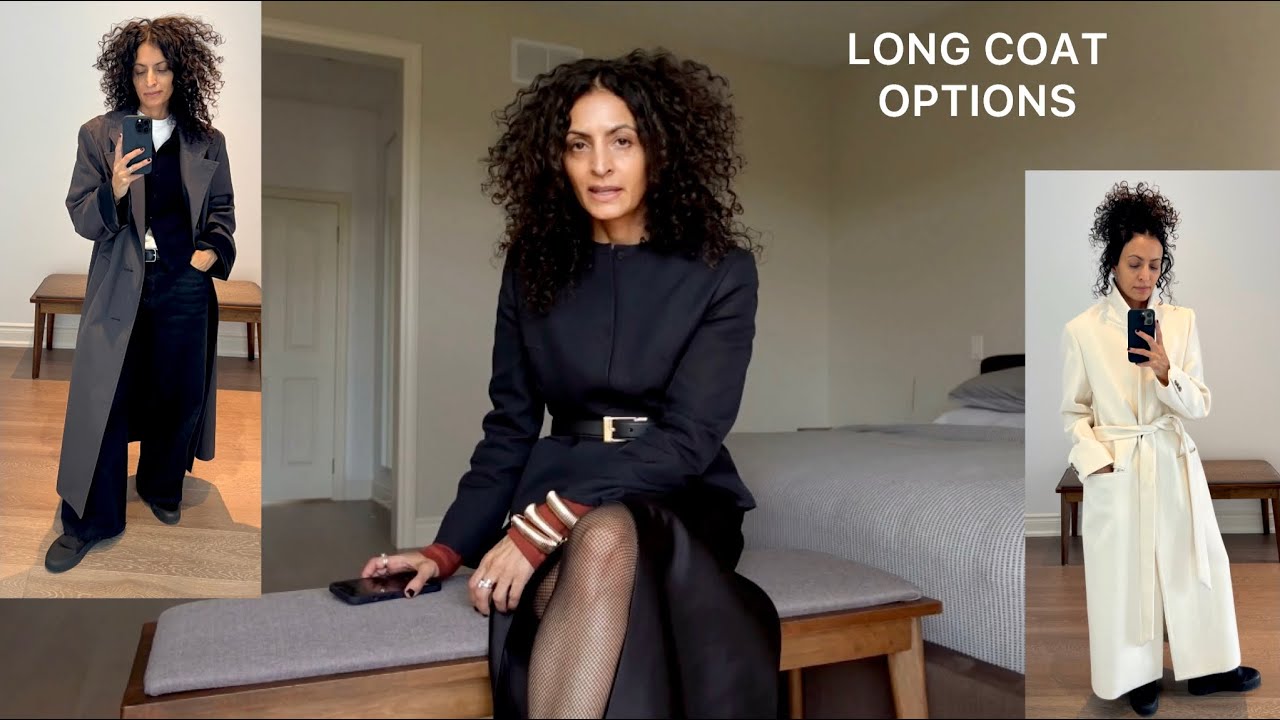 LONG COATS - The Row Sallik, Malika, Diana.  La Collection Ezra.  BMB Trullem.  Emi-Mess Pacome