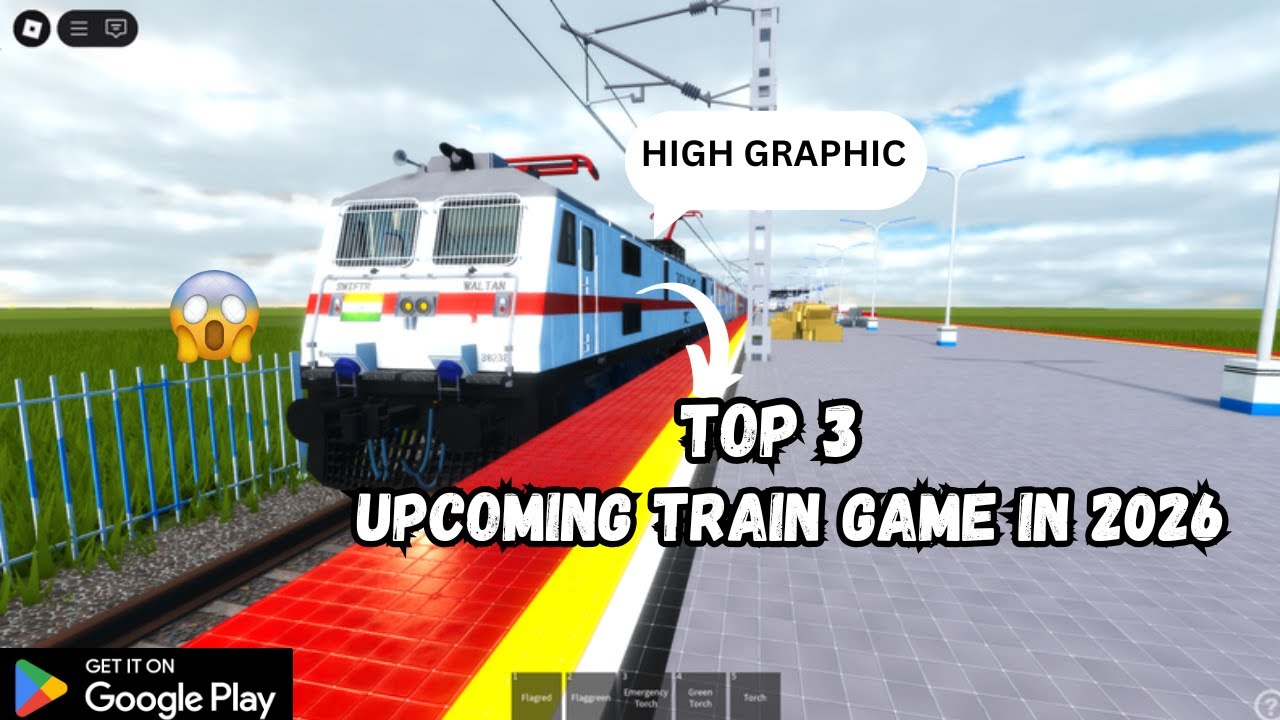 TOP 3 UPCOMING INDIAN TRAIN GAME IN 2026 | NEW TRAIN SIMULATOR | RELEASE DATE ?? |