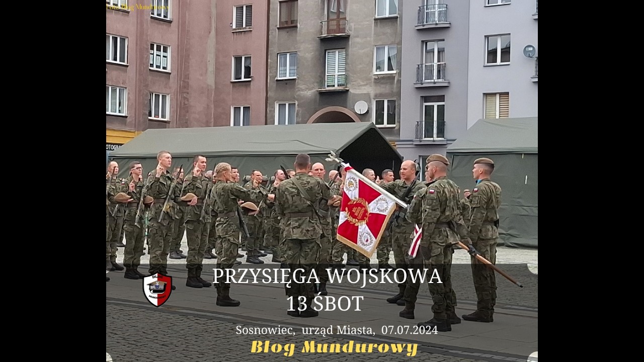 Przysięga wojskowa 13 ŚBOT