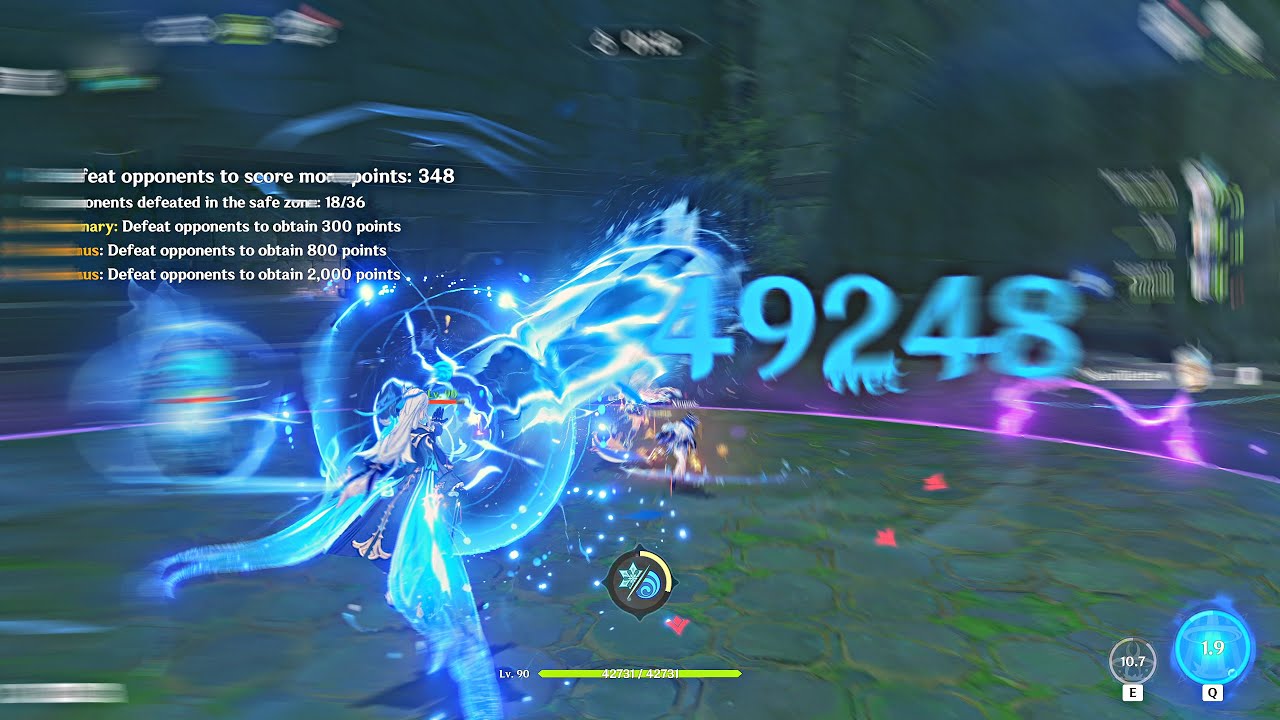 Having Fun With ' THE FASTEST ' Neuvillette in the new CO-OP event