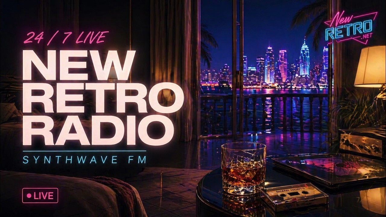 🔴 24/7 New Retro FM / Synthwave Radio