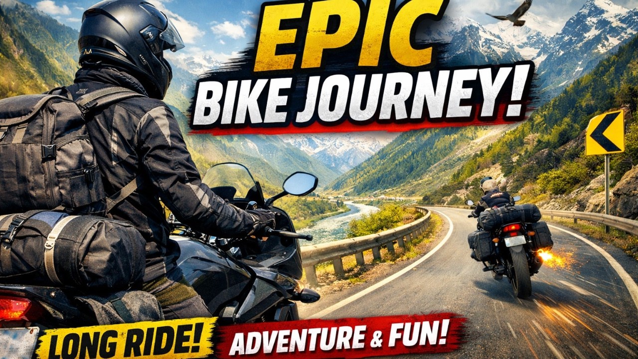 Long Bike Ride Adventure | Road Trip on Two Wheels | smartly drive