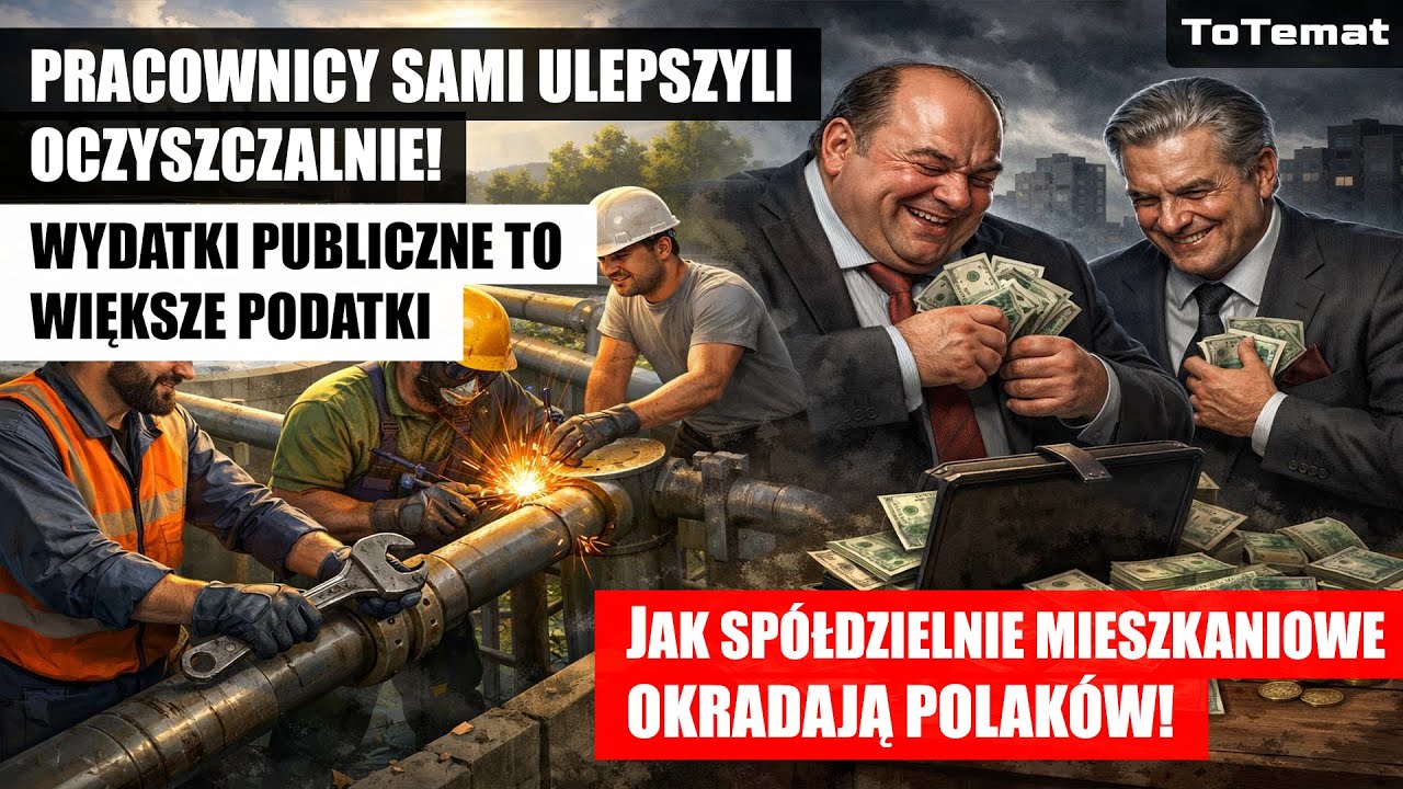 Pracownicy sami ulepszyli oczyszczalnie! | Jak spółdzielnie okradają Polaków!