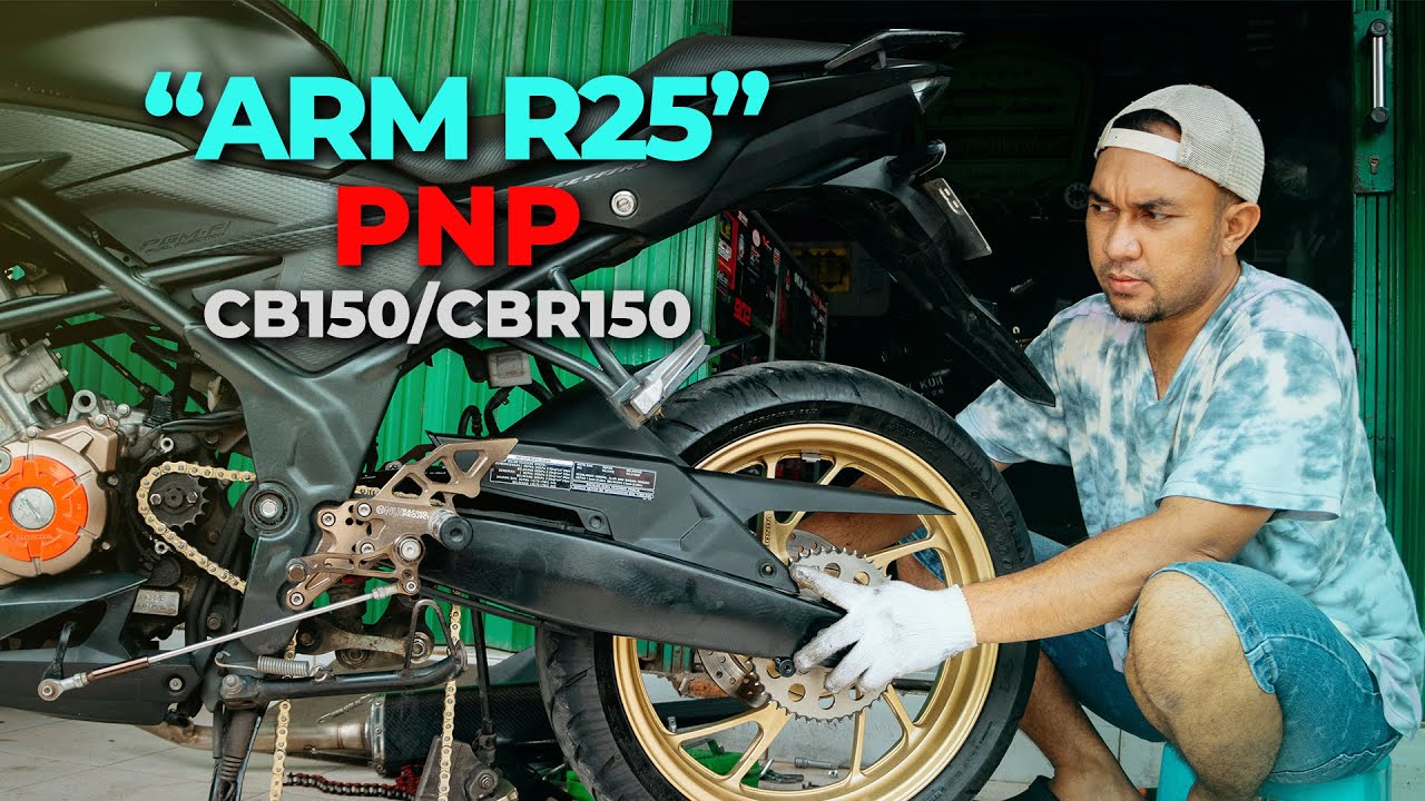 SWING ARM R25, PANJANG DAN LEBAR PNP HONDA CBR 150 / CB 150