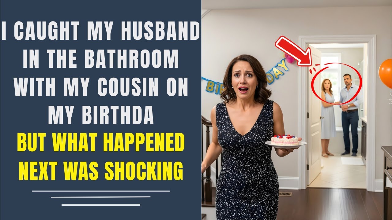 I Caught My Husband In The Bathroom With My Cousin On My Birthday But What Happened Next WasShocking