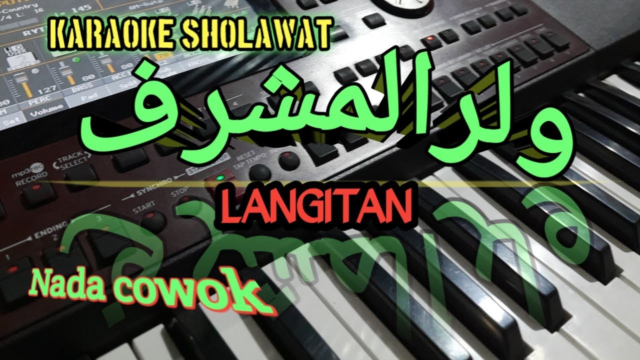 karaoke  LANGITAN WULIDAL MUSYARROF KORG PA700 ORIENTAL //AZIZA MUSIK