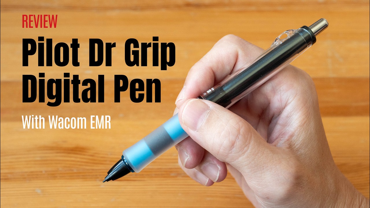 Pilot Dr Grip Digital Pen (review) - A retractable grippy Wacom EMR pen