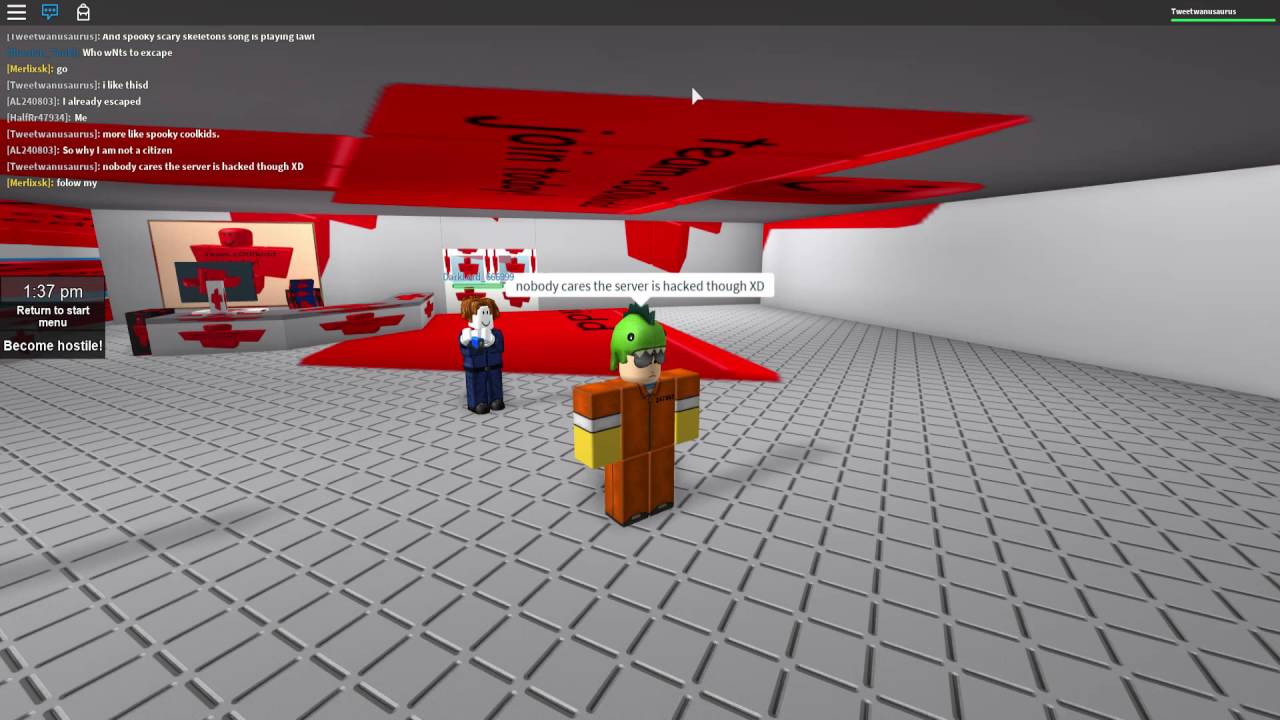 ROBLOX Prison Life | Hacked server