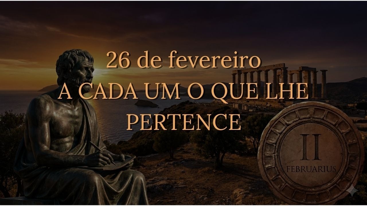 A cada um o que lhe pertence | Dia 57/365