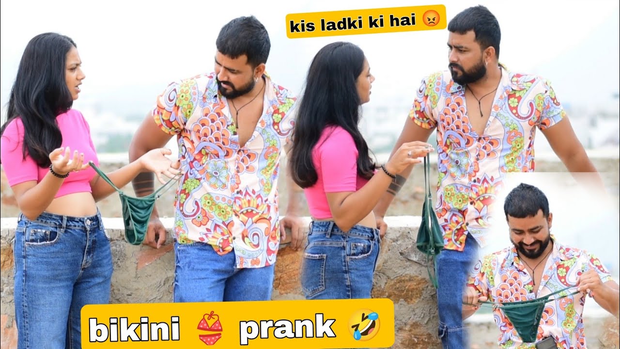bikini 👙 prank 🤣 पड़ा भारी || prank on girlfriend ( gone extremely funny 🤣  ) @veersamratvlog