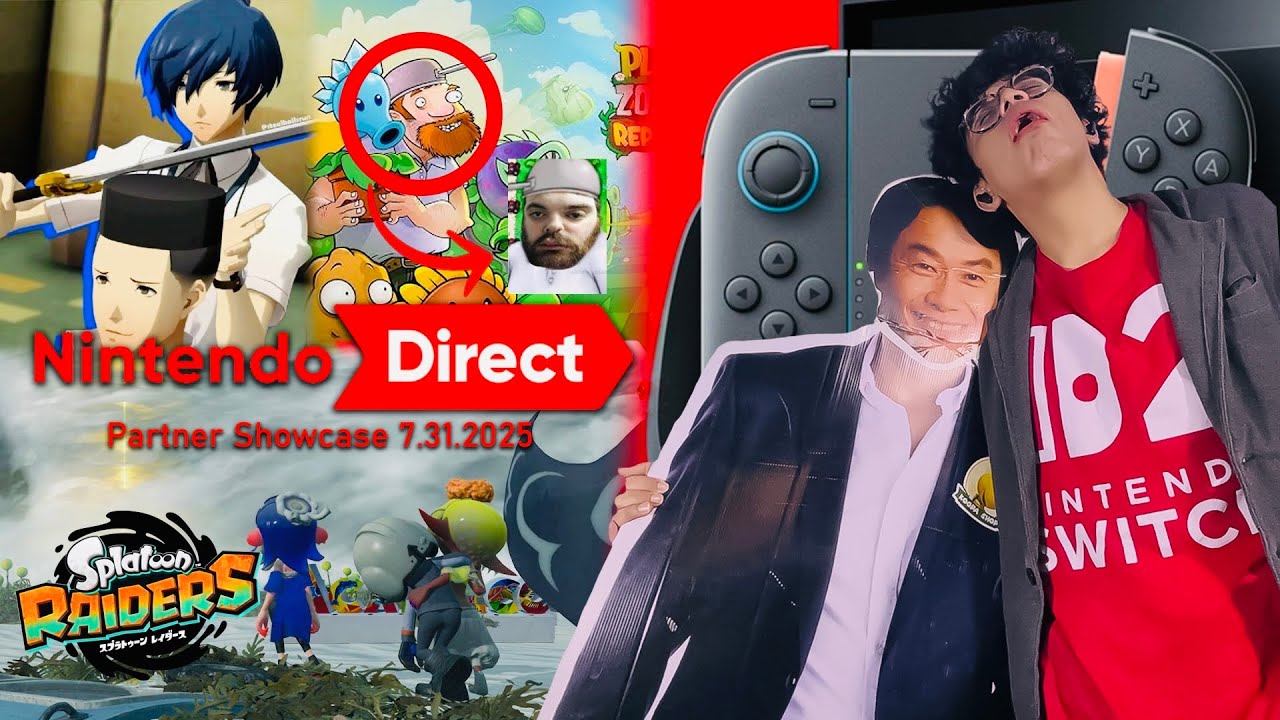 Reaccion NINTENDO DIRECT, Splatoon Riders, PVZ REMAKE, Persona 3 Reload, Zelda TOTK 2, - JVindahouse