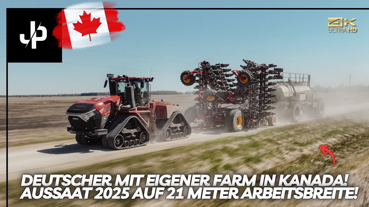 Deutscher Auswanderer mit eigener XXL Farm in Kanada! || JP Agrar
