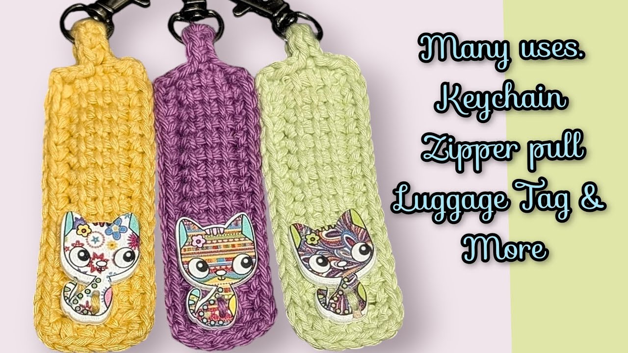 Милый брелок-пуговица 