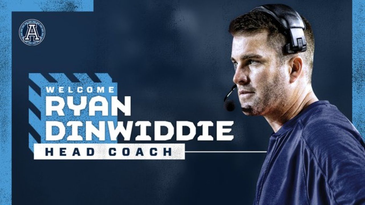 Toronto Argonauts Press Conference: Head Coach Ryan Dinwiddie