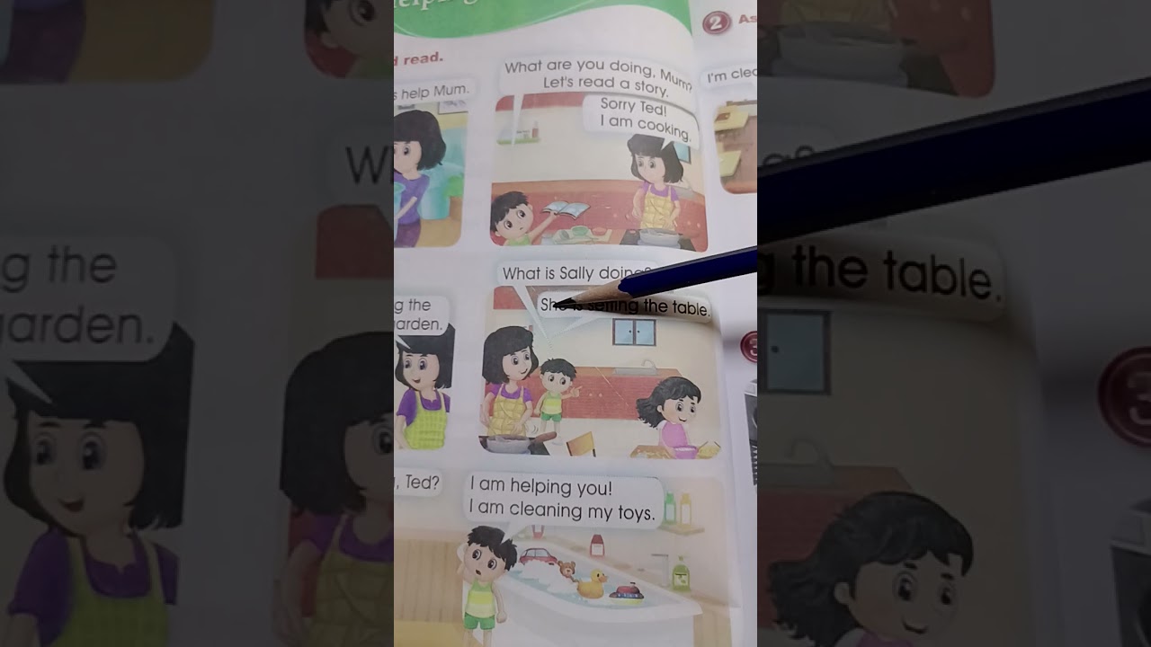 Helping at home grade two unit 12. المساعدة في المنزل الصف الثاني الدرس ١٢