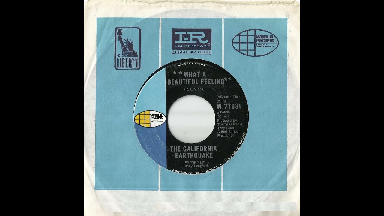 The CALIFORNIA EARTHQUAKE  - What A Beautiful Feeling (1969)