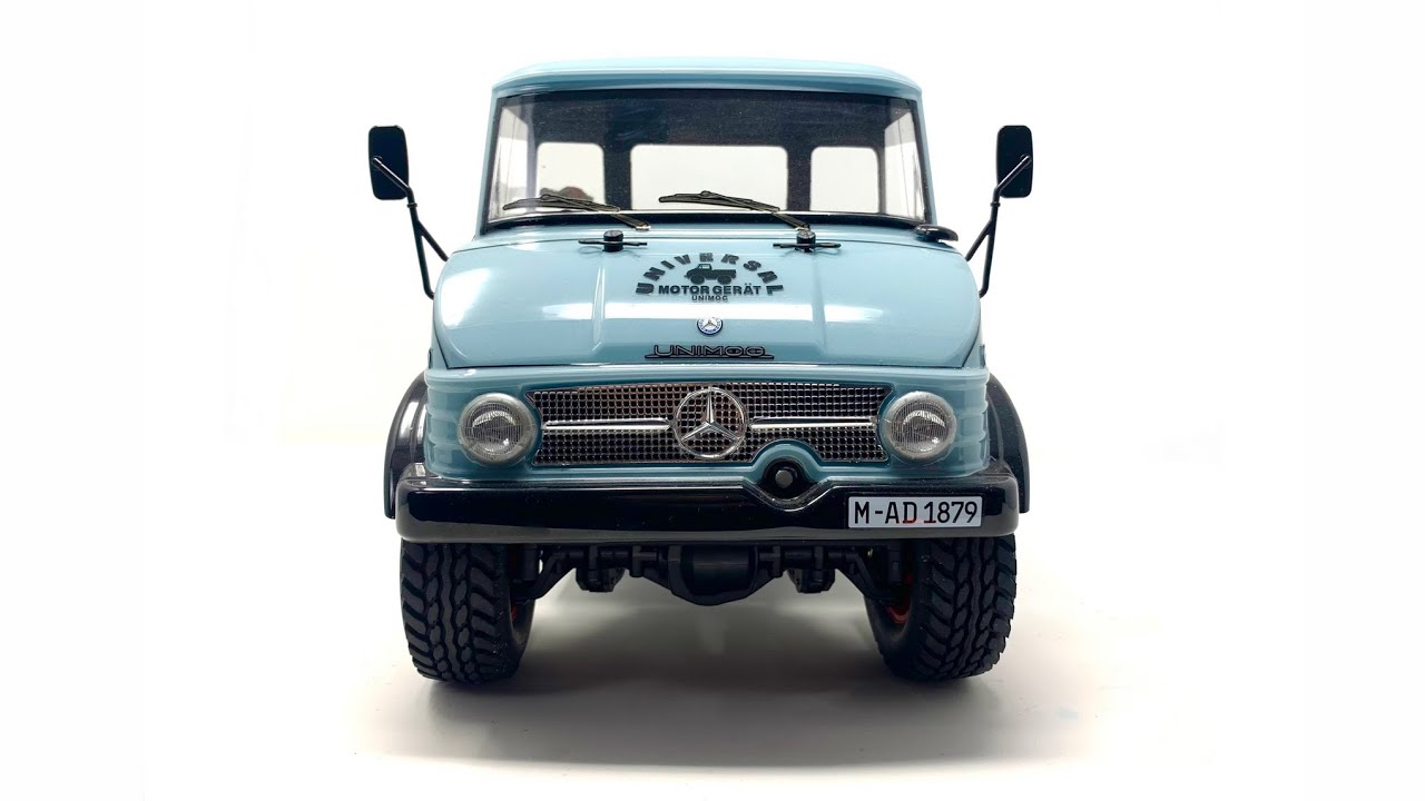 Paint, Run & Review.  New Tamiya CC-02 Unimog 4X4 RC Build Project Is Finished! Kit 58692