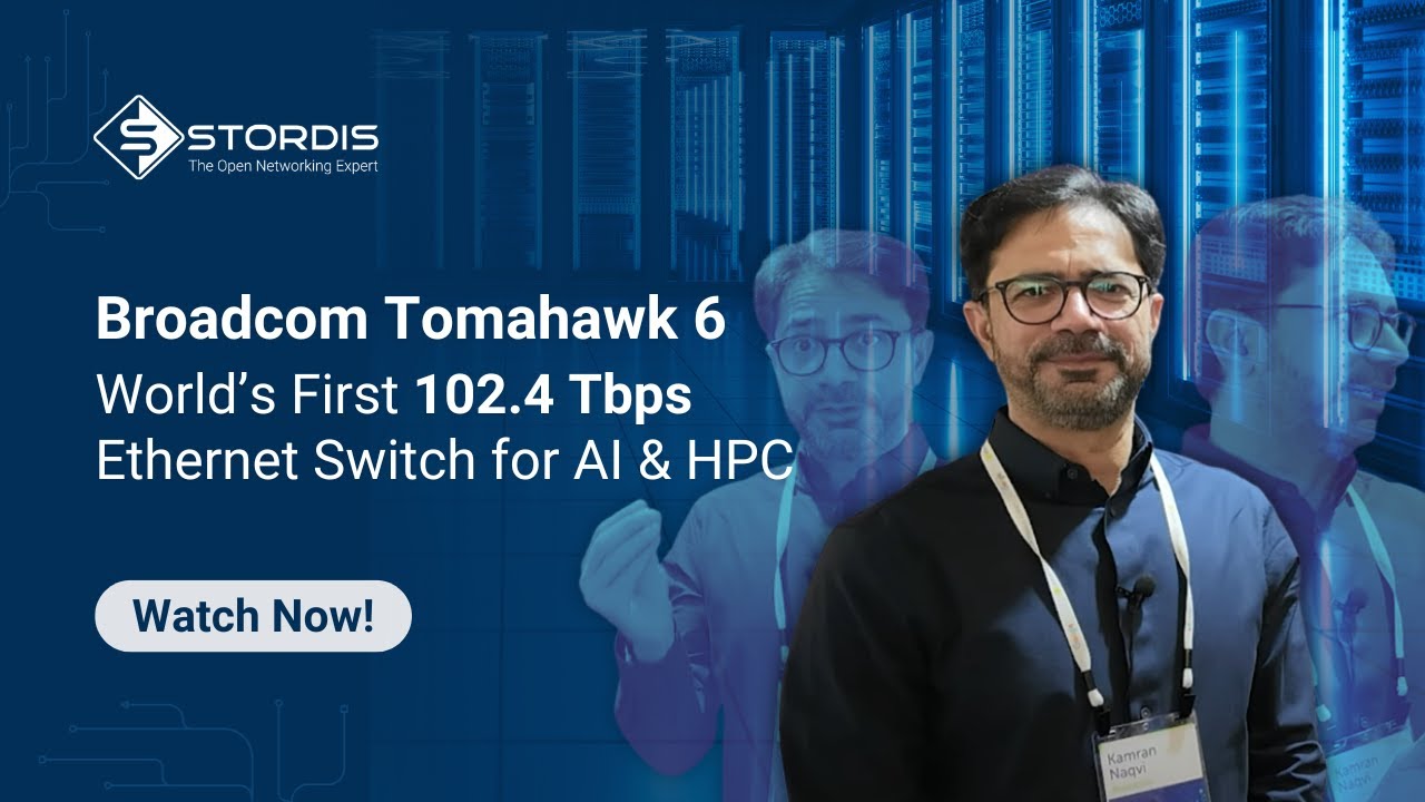 Broadcom Tomahawk 6: World’s First 102.4 Tbps Ethernet Switch for AI & HPC
