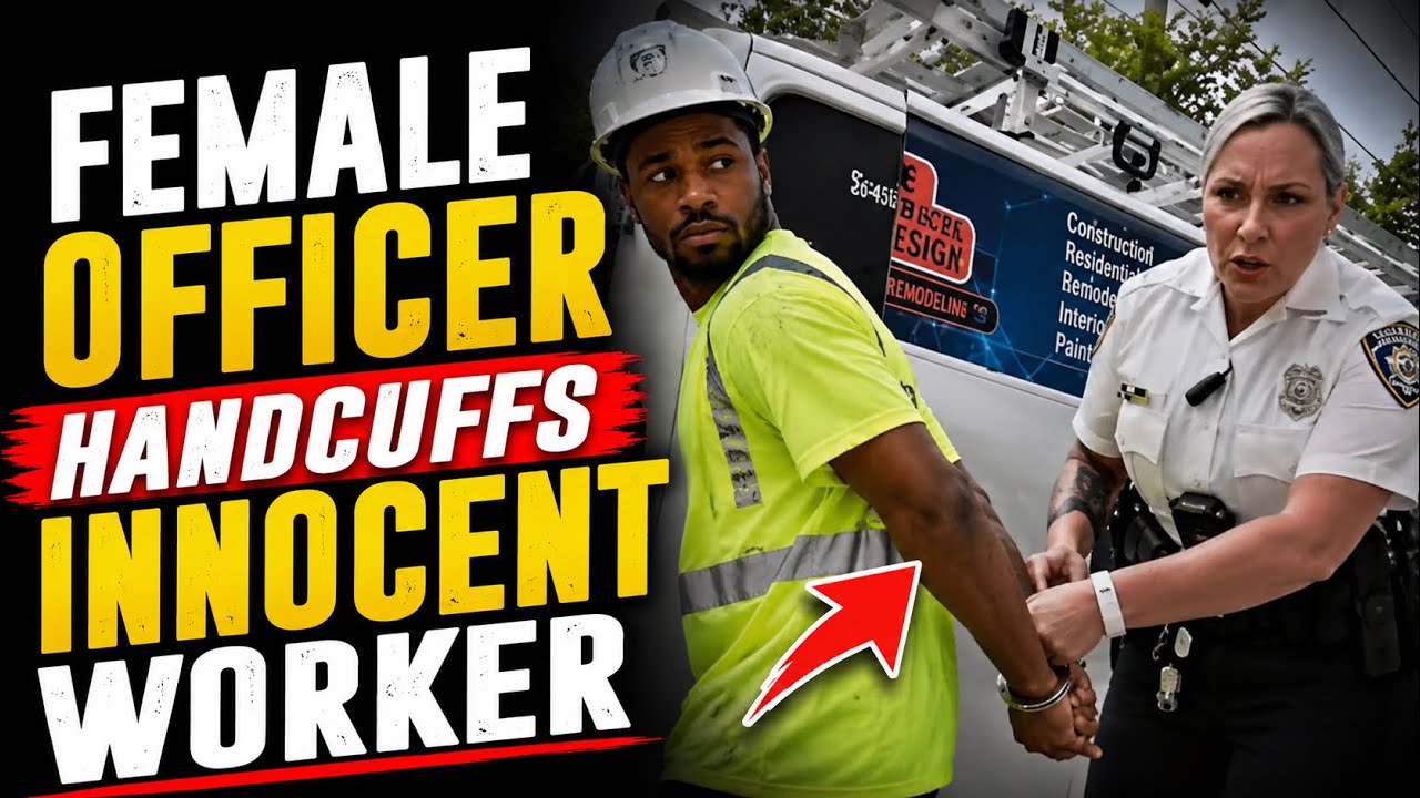 Female Officer Handcuffs Innocent Workers!