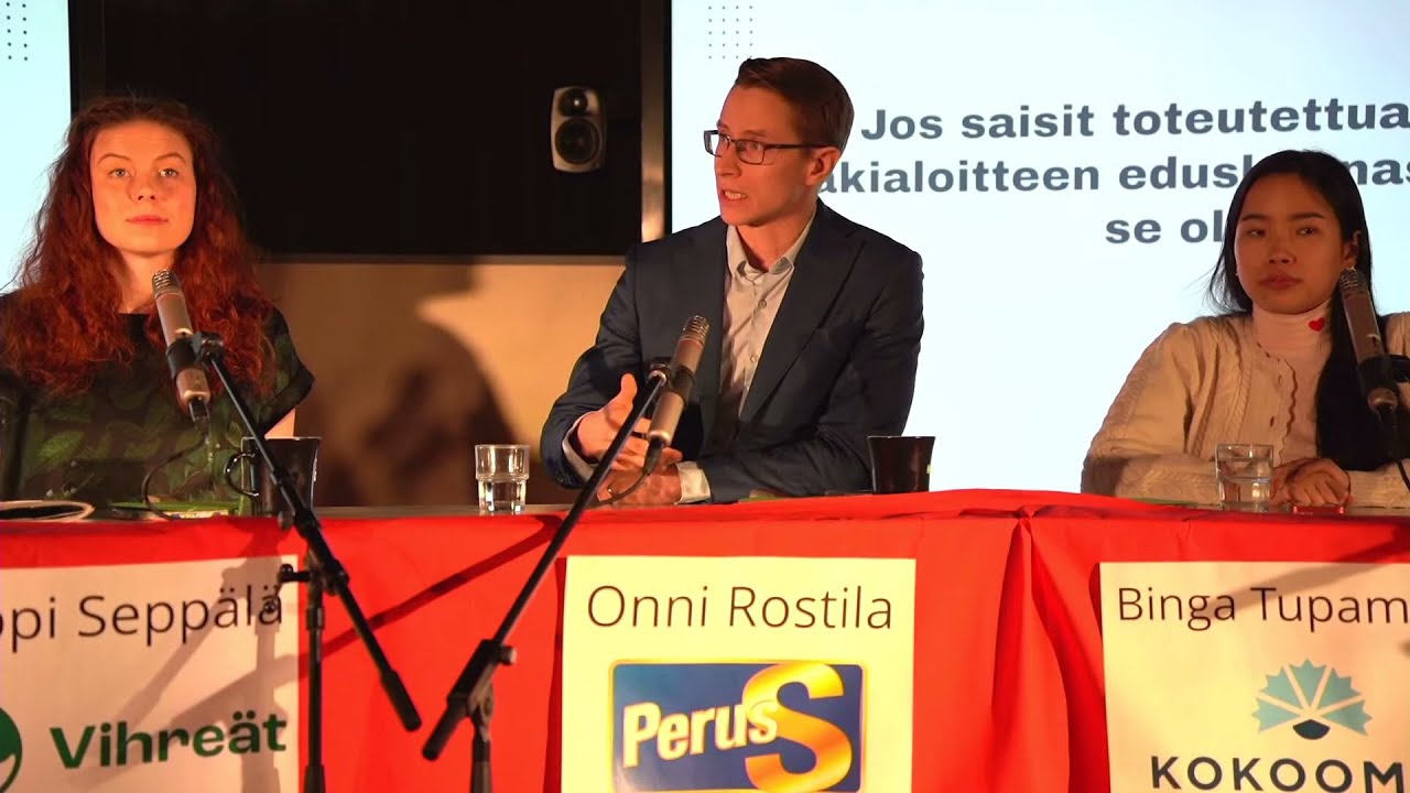 Vaalipaneeli - Kuninkaantien lukio | Uusimaa | Eduskuntavaalit 2023