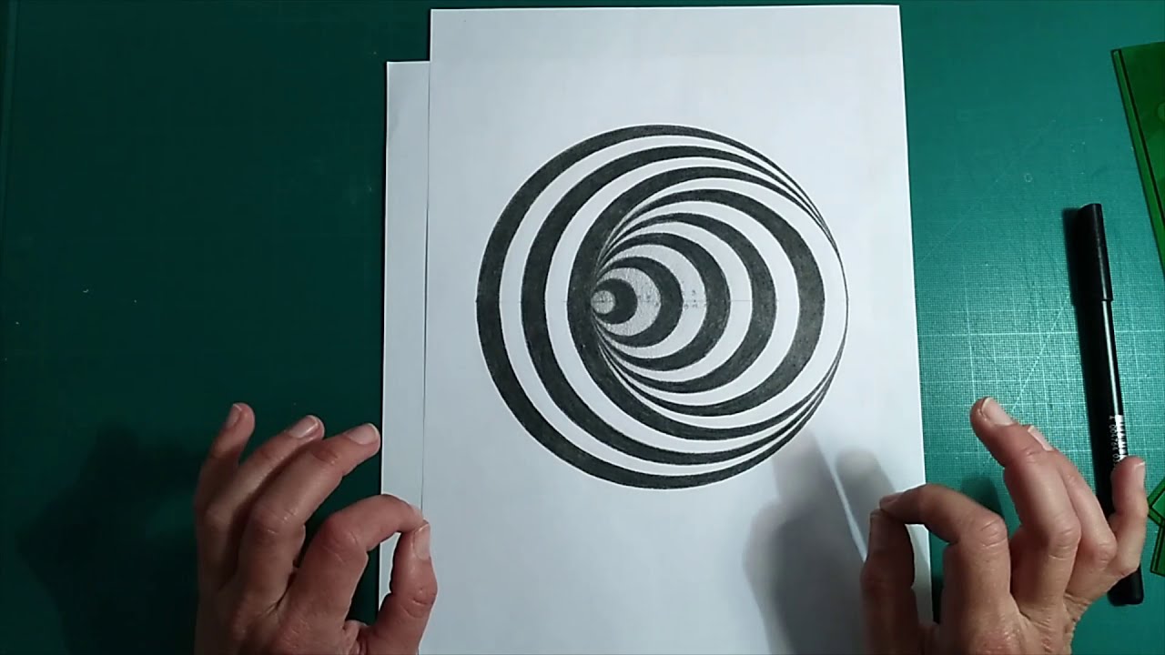 Efecto óptico circunferencias