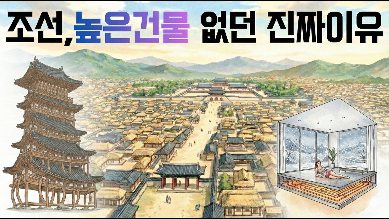 조선에 고층빌딩이 없었던 이유...범인은 온돌이었다