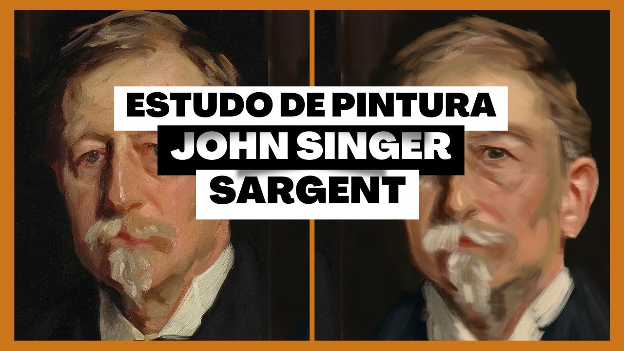 Estudo de Pintura John Singer Sargent. Speed Paint.