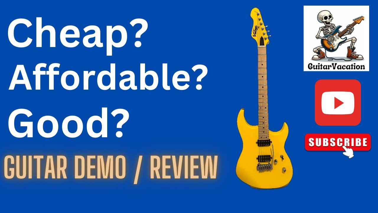Is this Guitar Cheap, Affordable AND Good? Vintage Brand V6M24