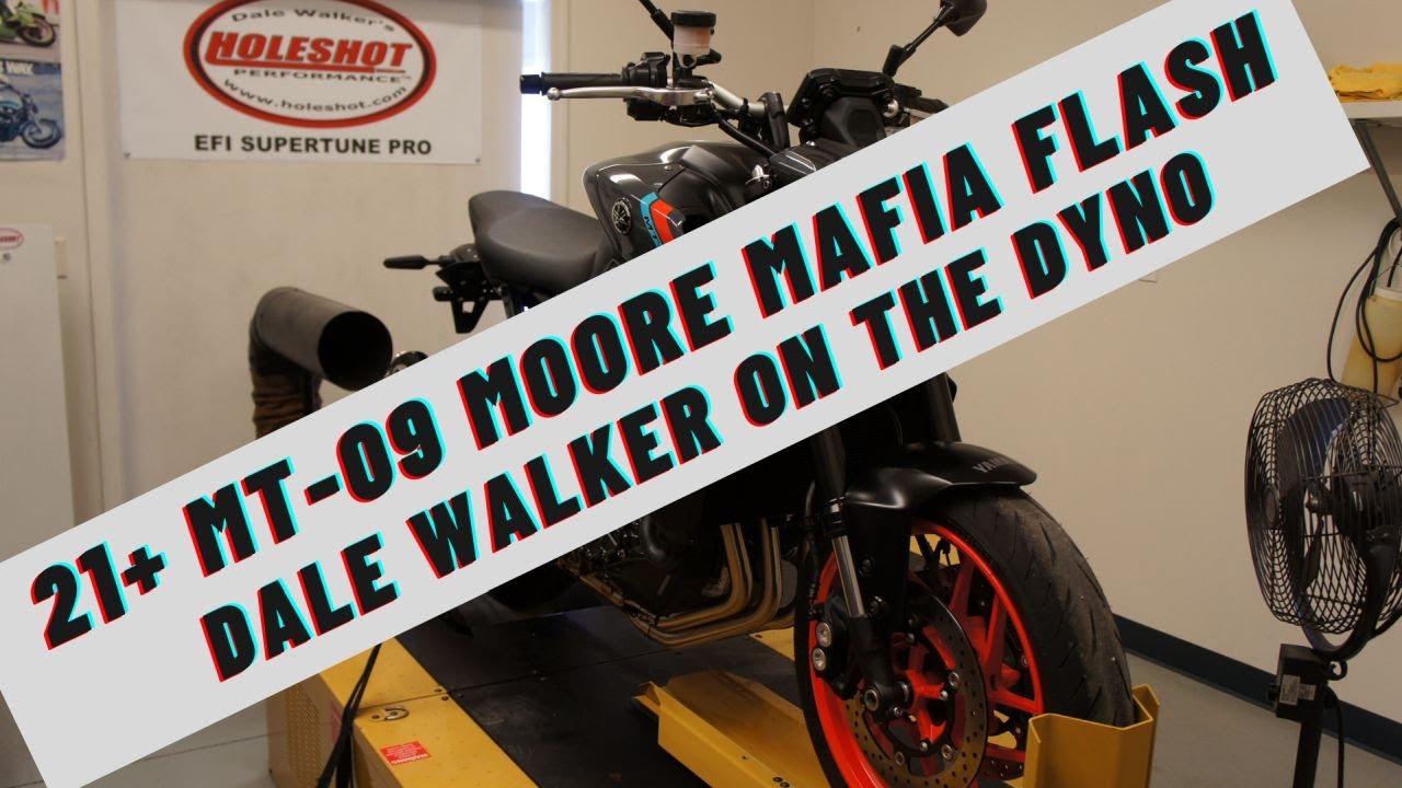 2021+ MT-09 Moore Mafia ECU Flash, On The Dyno Part 1  Dale Walker Holeshot Performance