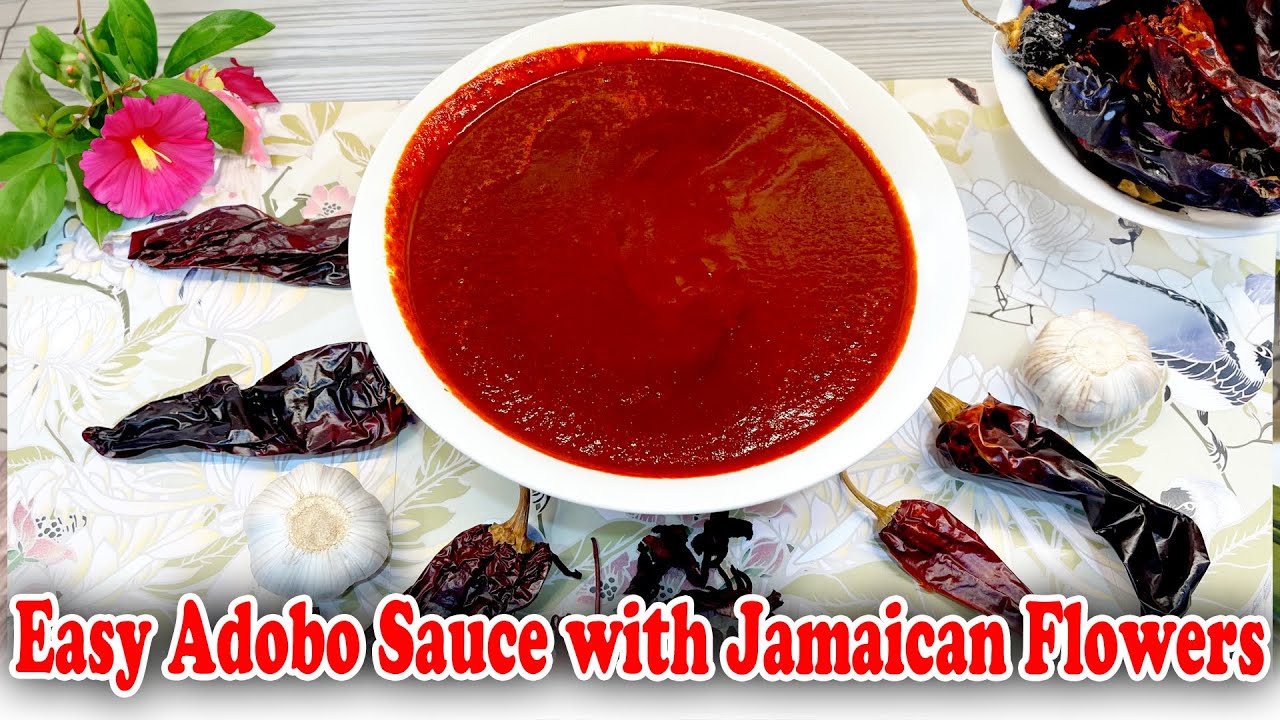 Easy Adobo Sauce with Hibiscus | Easy and Delicious Recipe