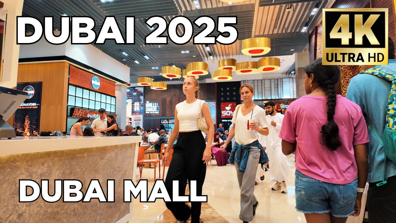 Dubai [4K] Dubai Mall Walking Tour - Hidden Gems 2025 🇦🇪
