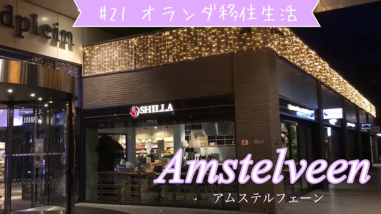 オランダ生活vlog│日本人が多く住む街Amstelveen│車窓からの風景＆日本食材購入│Visiting Amstelveen│Japanese food shopping #21