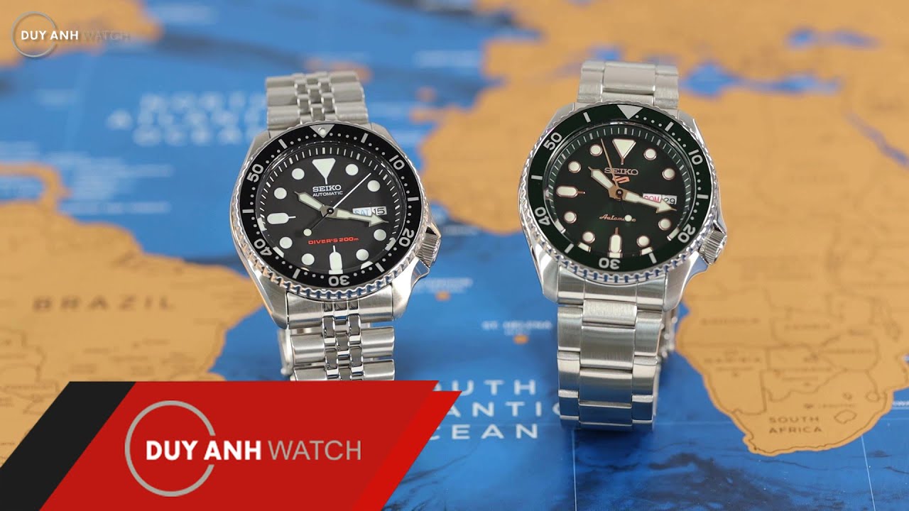 SO SÁNH SEIKO 5 SPORT 2019 SRPD63K1 VÀ SEIKO SKX007K2