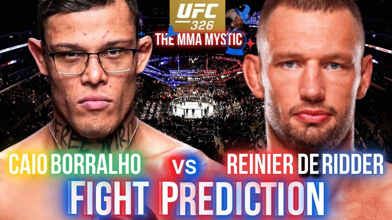 Caio Borralho vs Reinier de Ridder UFC 326 Prediction &ndash; Can the Former Double Champ Bounce Back?
