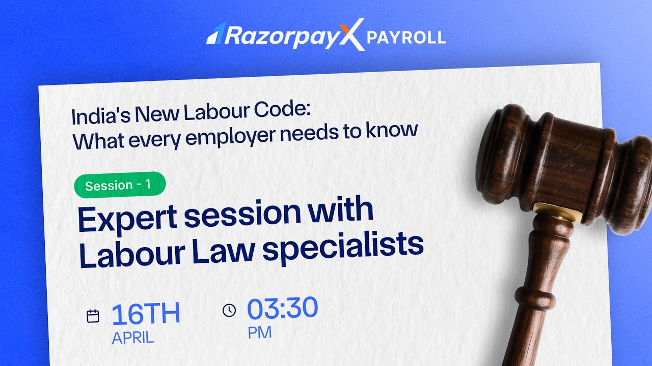 India's New Labour Codes Part 1: Expert session with Chartered Accountants and labour law specialist