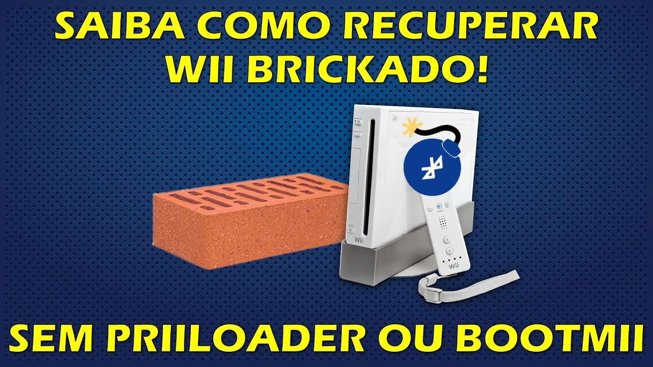 WII BRICKADO? SAIBA COMO RECUPERAR SEM PRIILOADER OU BOOTMII! - TUTORIAL - SALVAR WII TELA PRETA